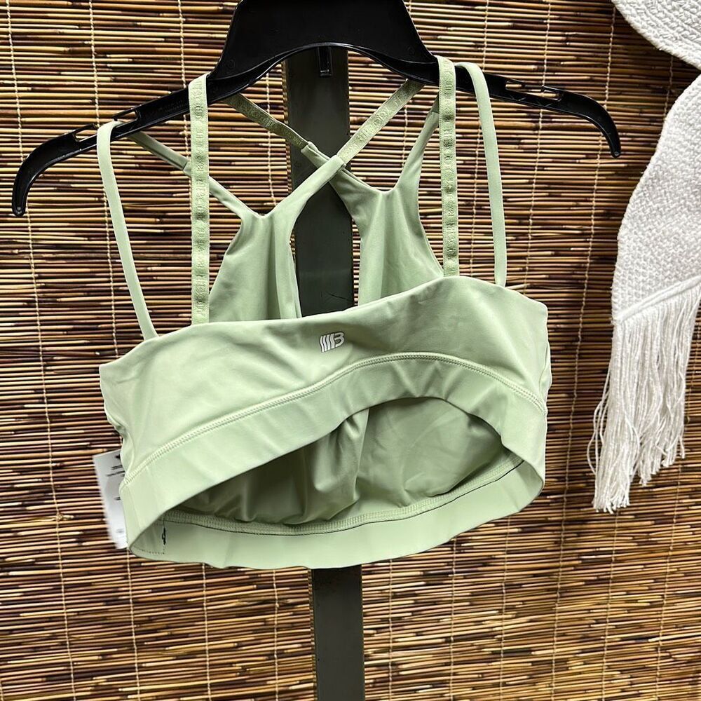 Trendy Plus Active Ultimate Workout Crop‎ Top Green Size 16 - Picture 3 of 3